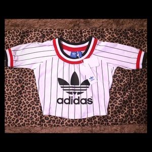 Adidas Originals Women’s Tennis Trefoil Crop Top